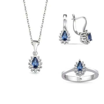 1,36 Toplam Karat Pırlantalı Mini Set