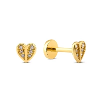 0,04 Karat Pırlantalı Piercing